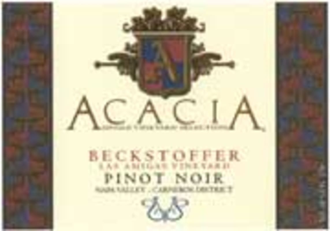 Acacia Beckstoffer Pinot Noir 1998 Front Label