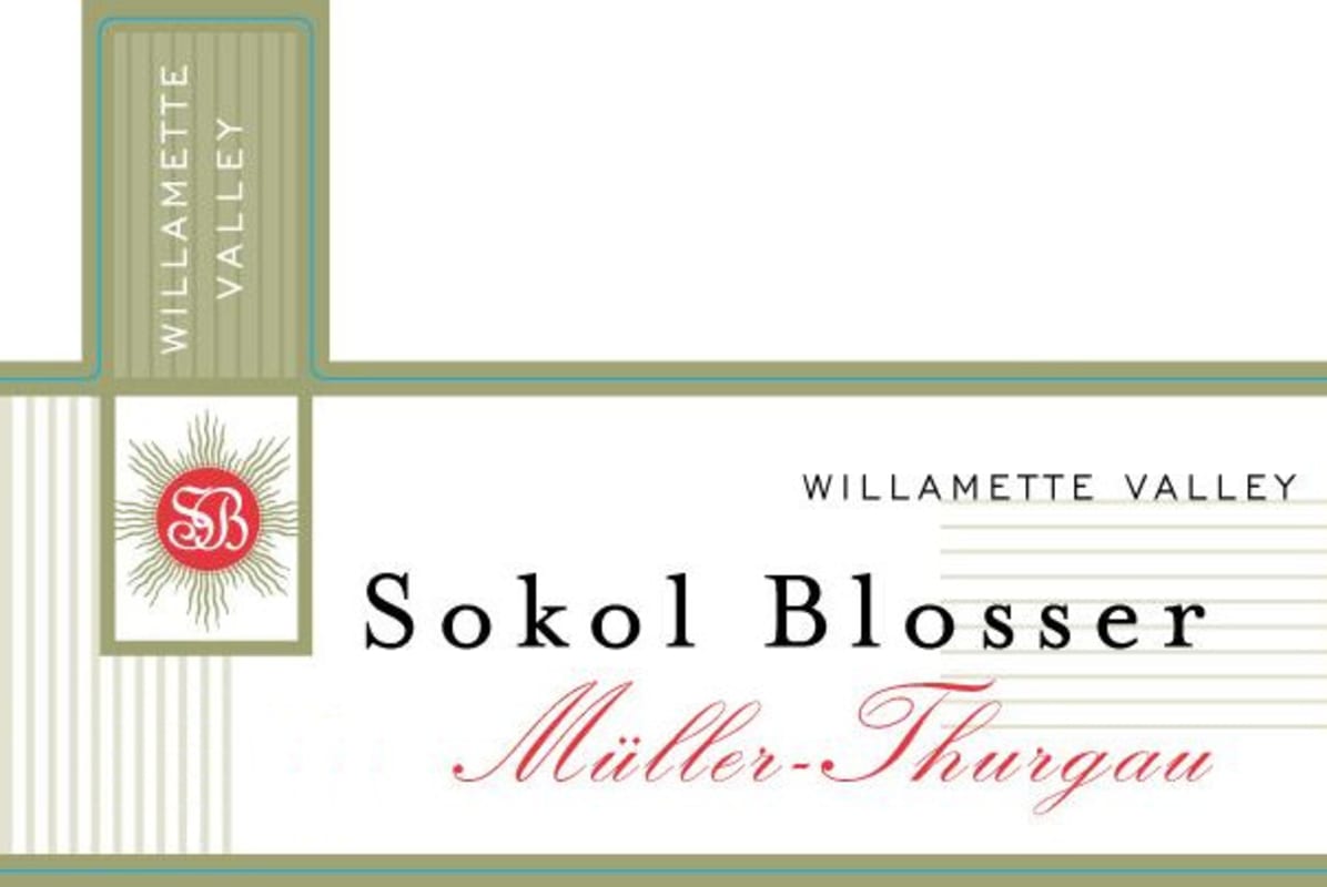 Sokol Blosser Muller-Thurgau 2010 Front Label
