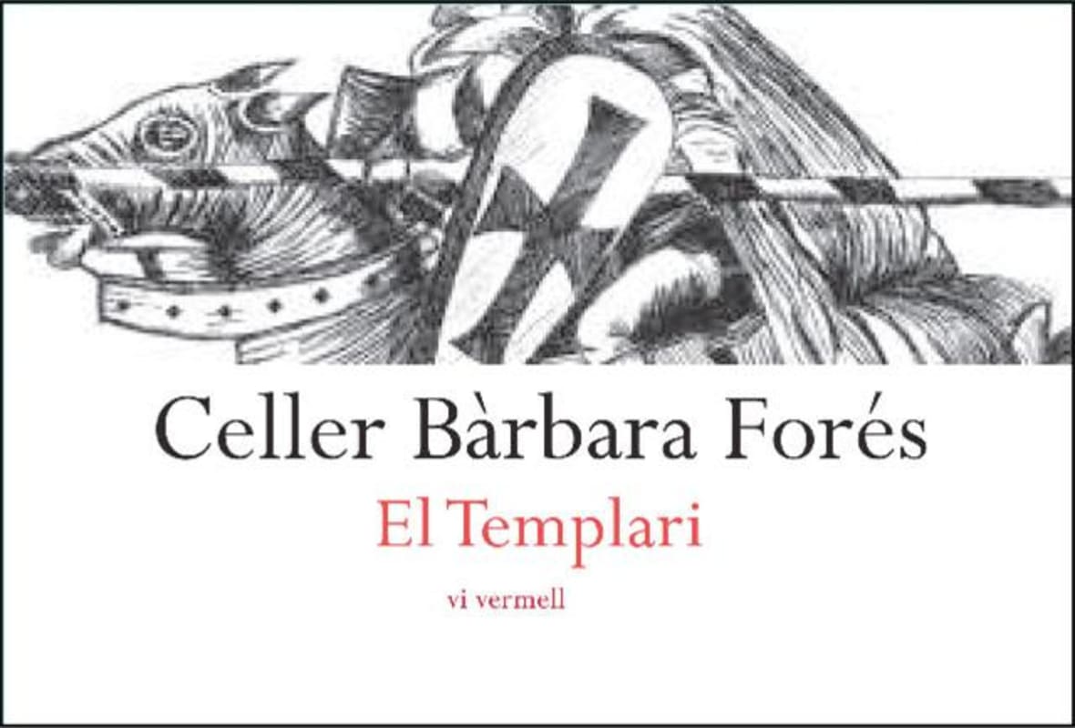 Celler Barbara Fores El Templari 2013 Front Label