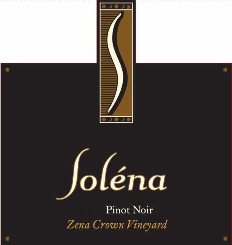 Solena Estate Zena Crown Vineyard Pinot Noir 2011 Front Label