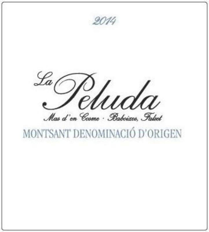 Celler Comunica La Peluda 2014 Front Label