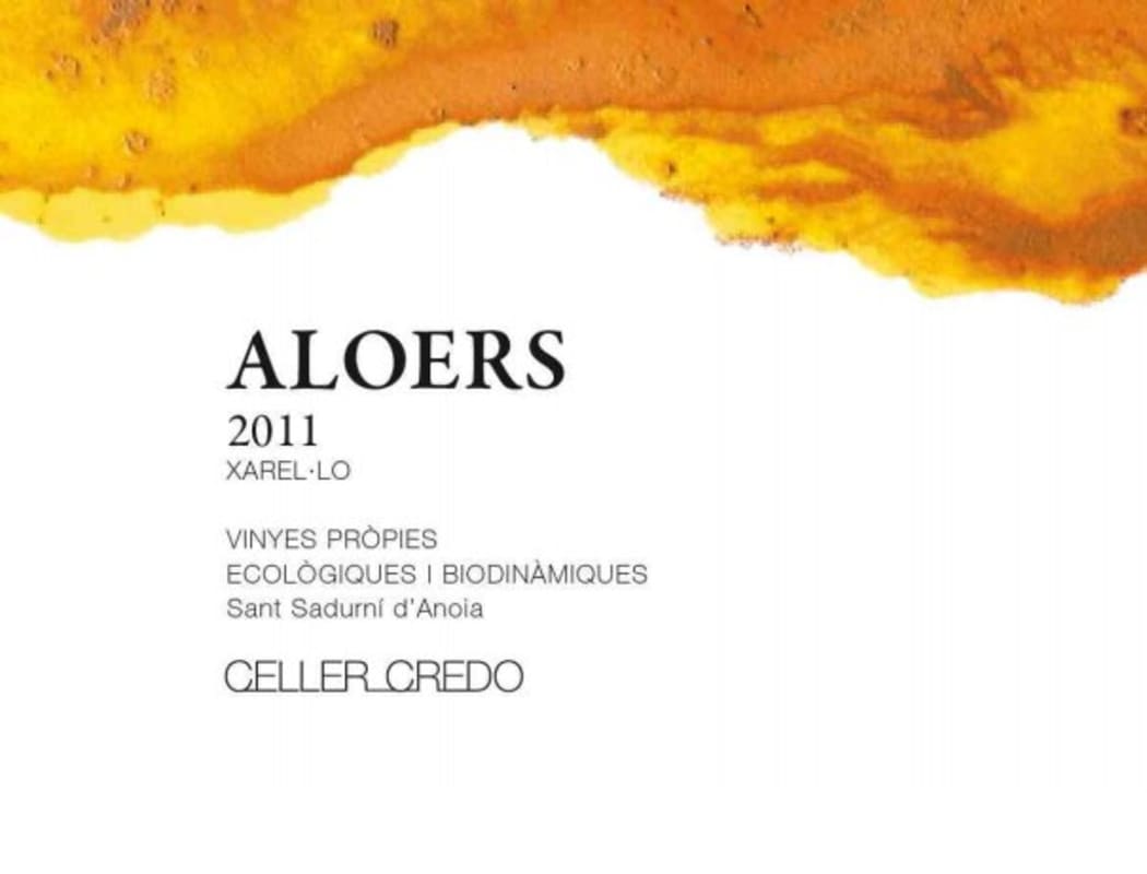 Celler Credo Aloers Xarel-lo 2011 Front Label