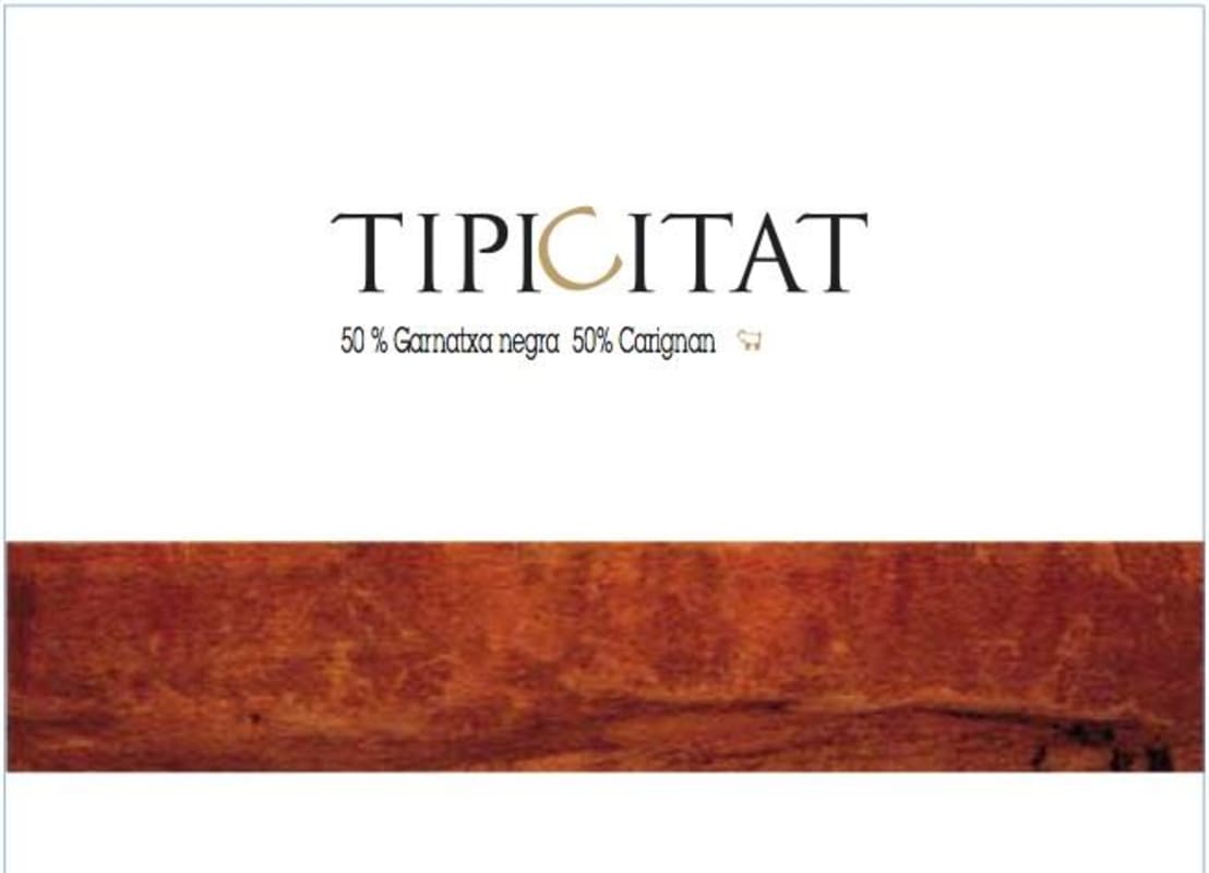 Celler de Batea Tipicitat 2012 Front Label
