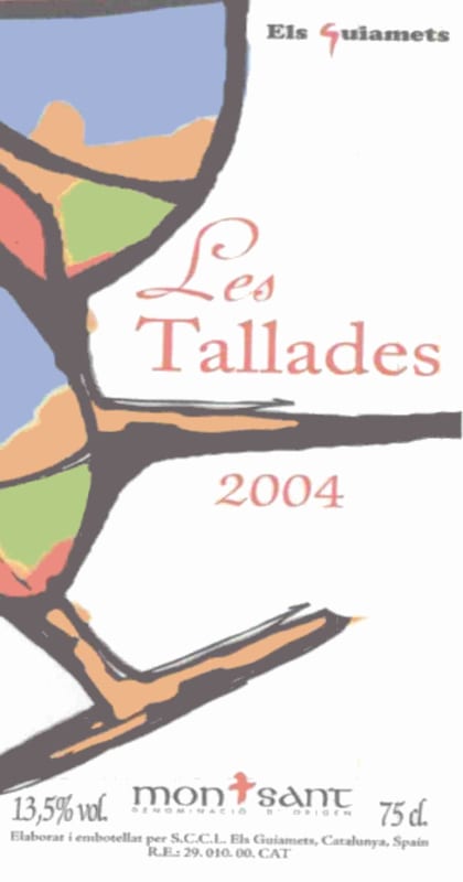 Celler els Guiamets Les Tallades 2004 Front Label