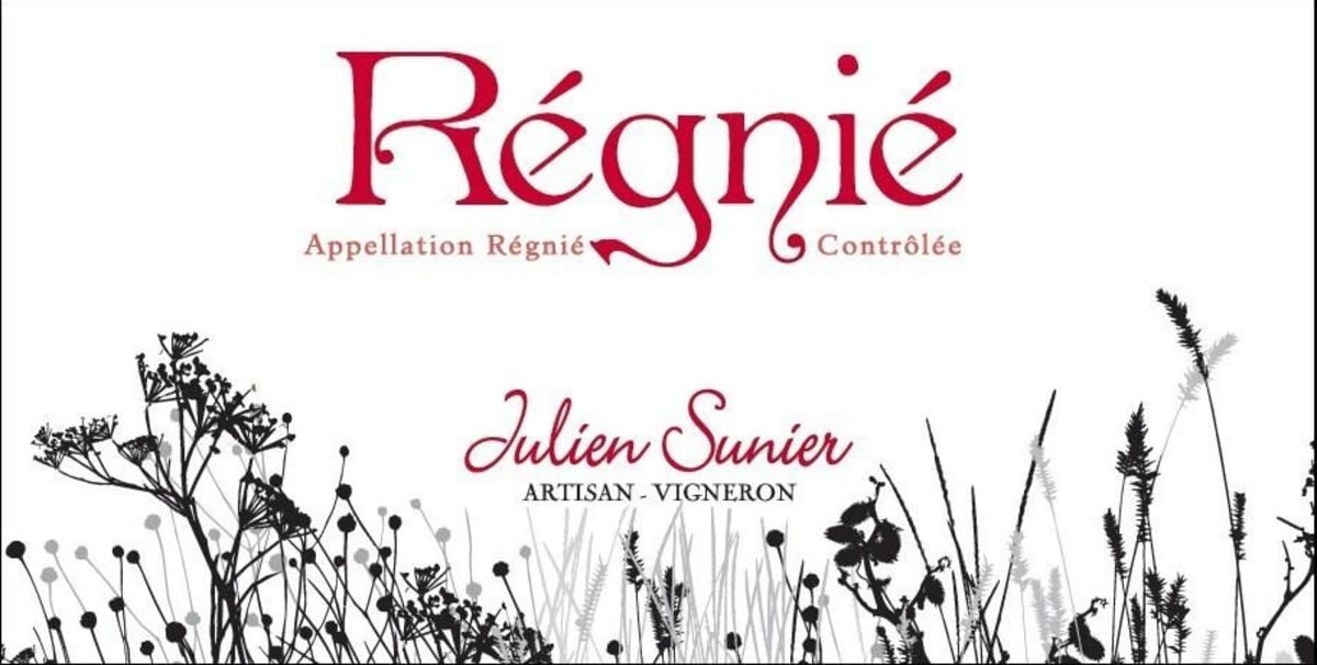 Domaine Julien Sunier Regnie 2015 Front Label