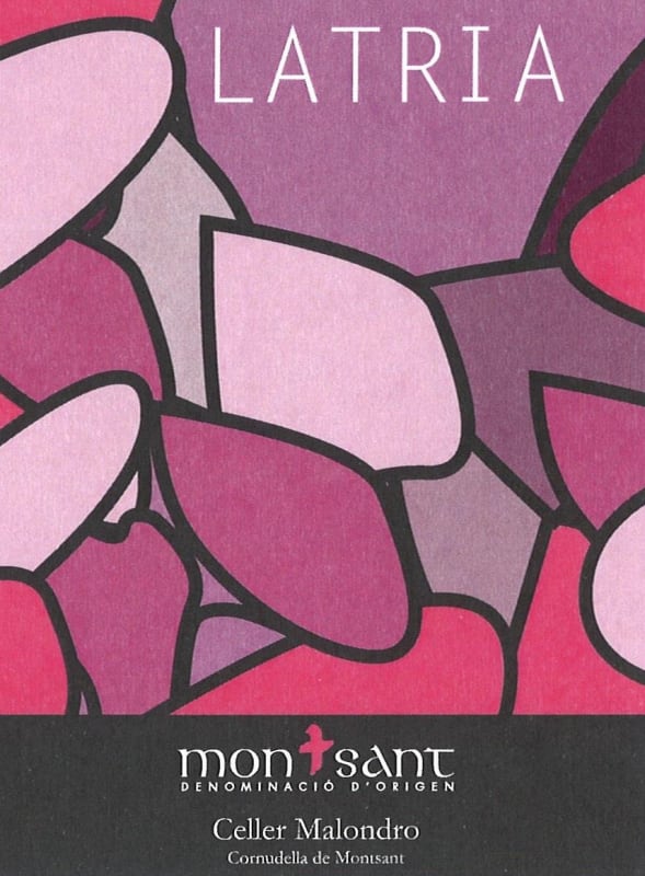 Celler Malondro Latria 2012 Front Label