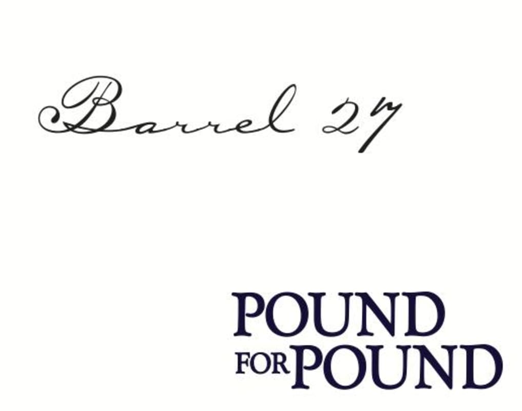 Barrel 27 Pound For Pound Zinfandel 2012 Front Label