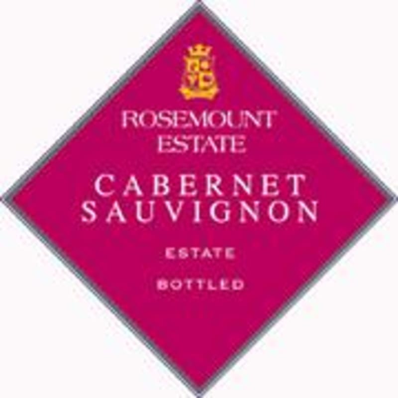 Rosemount Diamond Cabernet Sauvignon 1999 Front Label