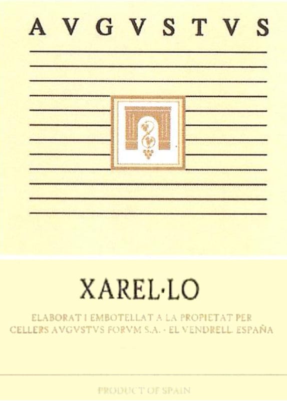 Cellers Avgvstvs Forvm Xarel.lo 2010 Front Label