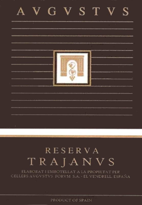 Cellers Avgvstvs Forvm Trajanvs Reserva 2010 Front Label