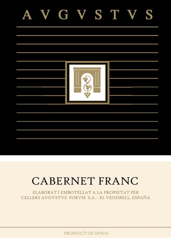 Cellers Avgvstvs Forvm Cabernet Franc 2011 Front Label