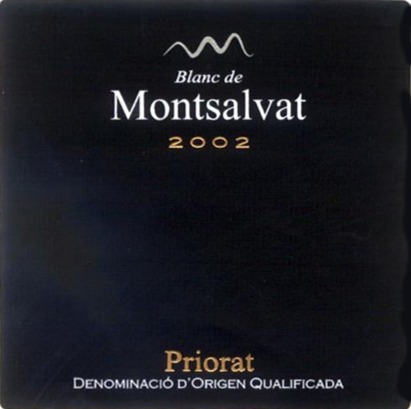 Cellers Cartoixa Blanc de Montsalvat 2002 Front Label