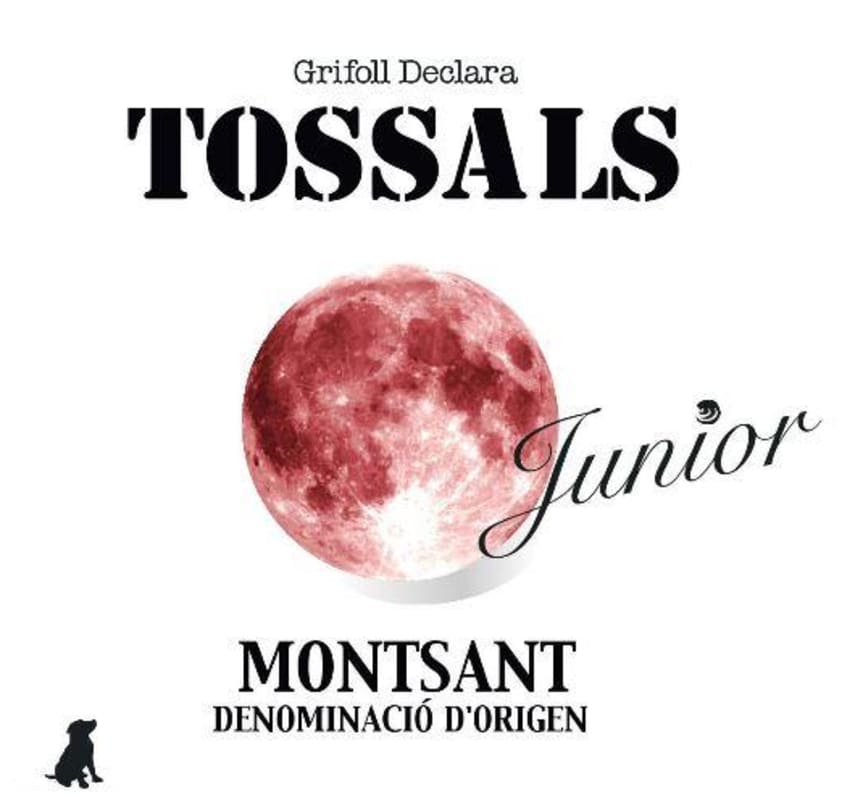 Cellers Grifoll Declara Tossals Junior 2014 Front Label