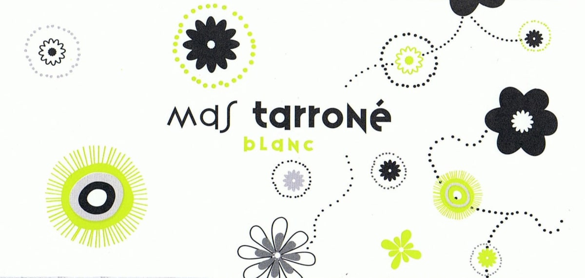 Cellers Tarrone Mas Tarrone Blanc 2015 Front Label