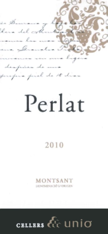 Cellers Unio Perlat 2010 Front Label