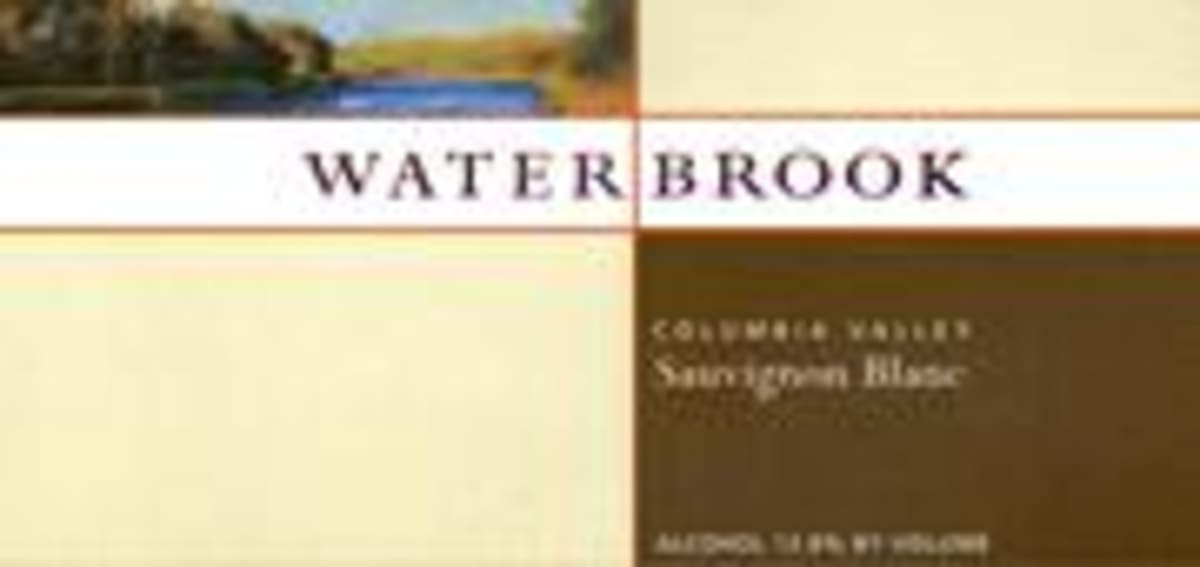 Waterbrook Sauvignon Blanc 1999 Front Label
