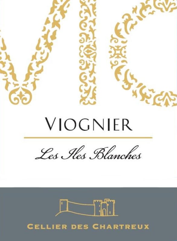 Cellier des Chartreux Les Iles Blanches Viognier 2015 Front Label