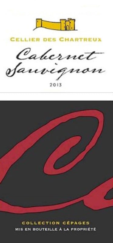 Cellier des Chartreux Cellier s Chartreux Cabernet Sauvignon 2013 Front Label