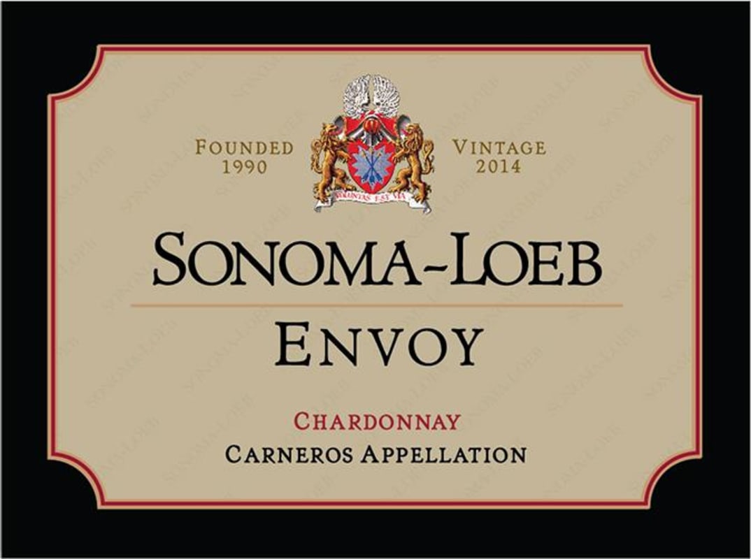 Sonoma-Loeb Envoy Chardonnay 2014 Front Label