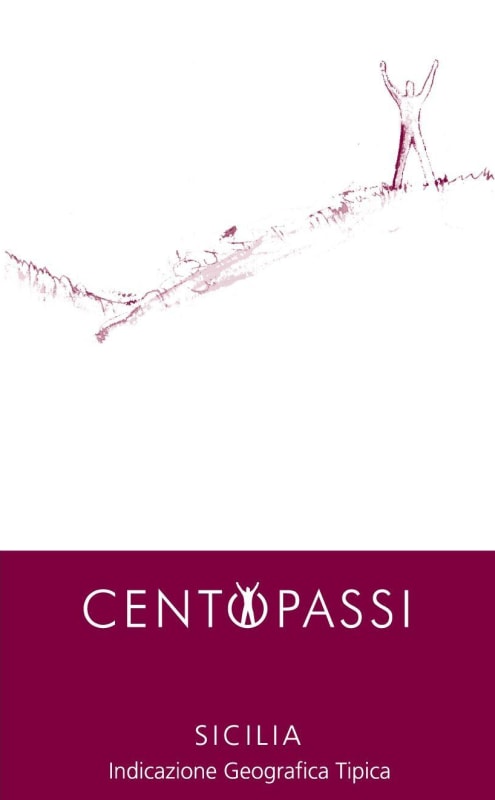 Centopassi Sicilia Rosso 2014 Front Label