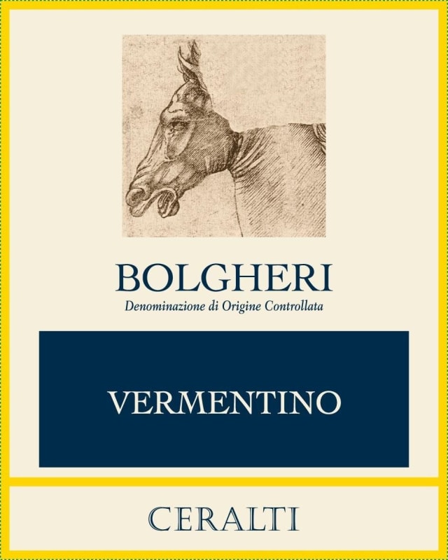 Ceralti Bolgheri Vermentino 2015 Front Label