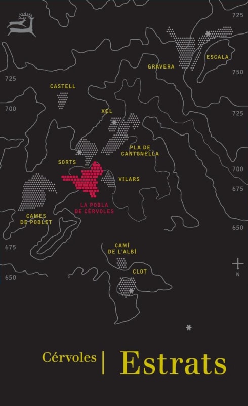 Cervoles Celler Estrats 2010 Front Label