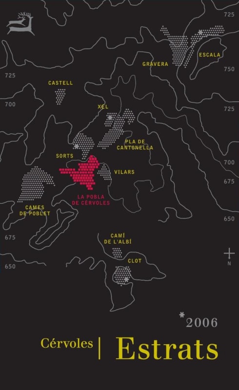 Cervoles Celler Estrats 2006 Front Label