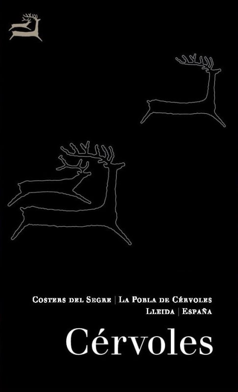 Cervoles Celler Cervoles 2012 Front Label