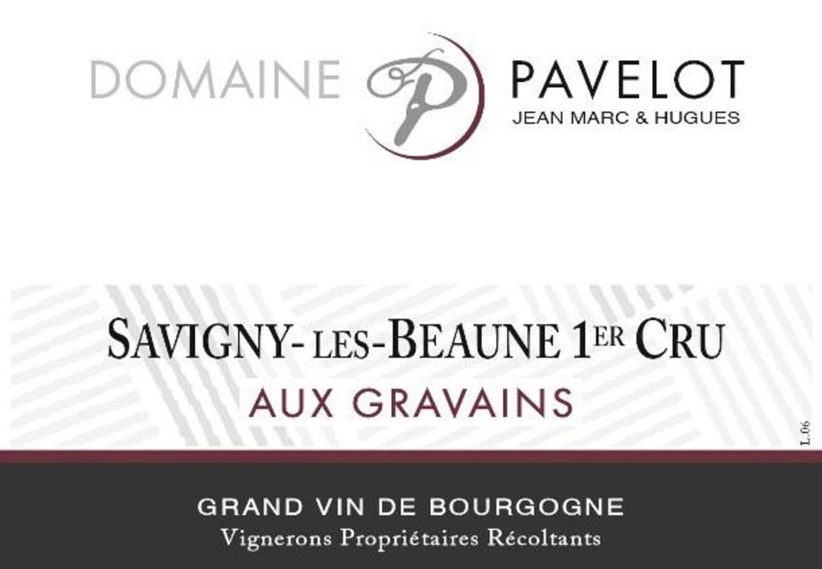 Domaine Pavelot Savigny-les-Beaune Aux Gravains Premier Cru 2014 Front Label