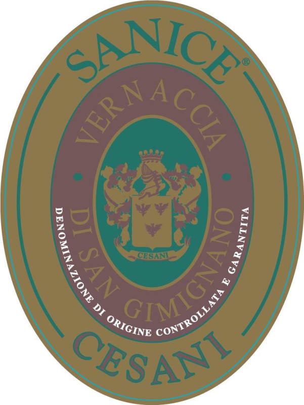 Cesani Vernaccia di San Gimignano Sanice 2013 Front Label