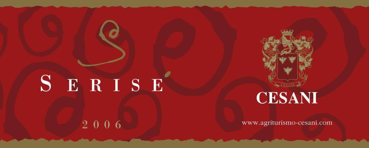 Cesani Serise Rosso 2006 Front Label