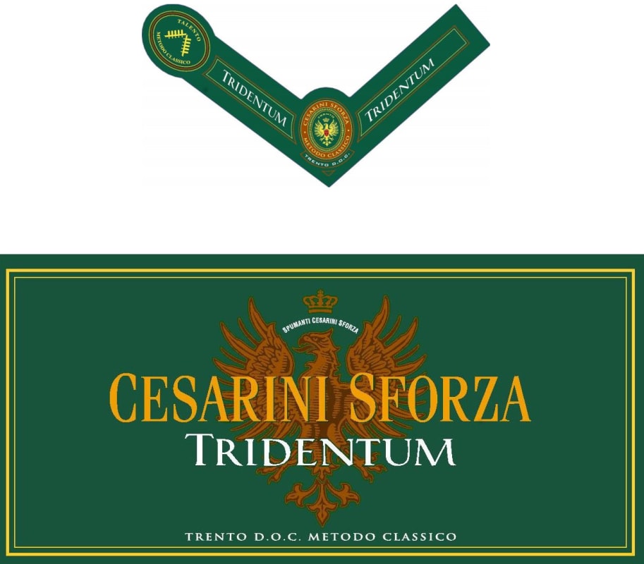Cesarini Sforza Spumanti Trento Tridentum Metodo Classico Brut 2009 Front Label