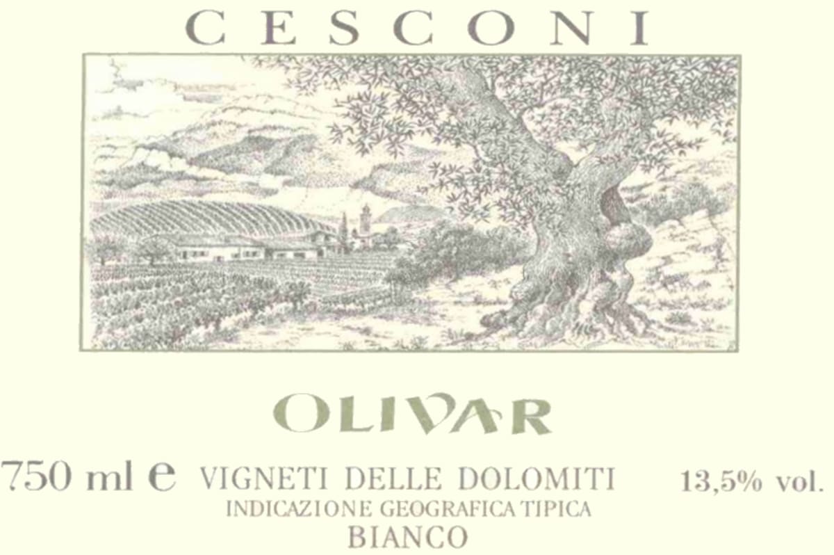 Cesconi Vigneti delle Dolomiti Olivar 2009 Front Label