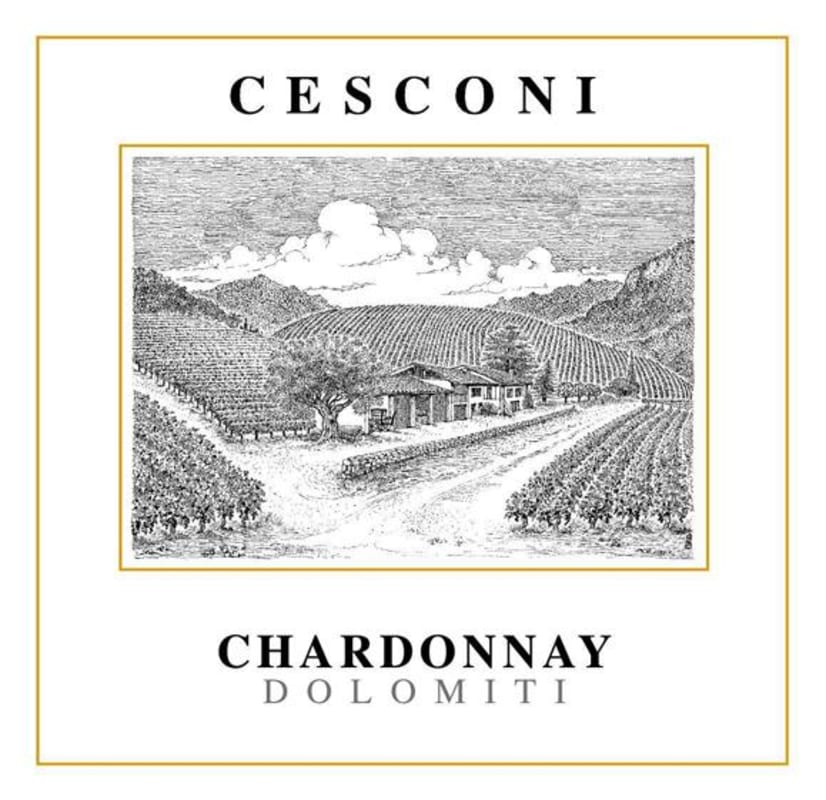 Cesconi Vigneti delle Dolomiti Chardonnay 2014 Front Label