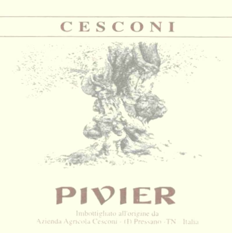 Cesconi Vigneti delle Dolomiti Pivier 2002 Front Label