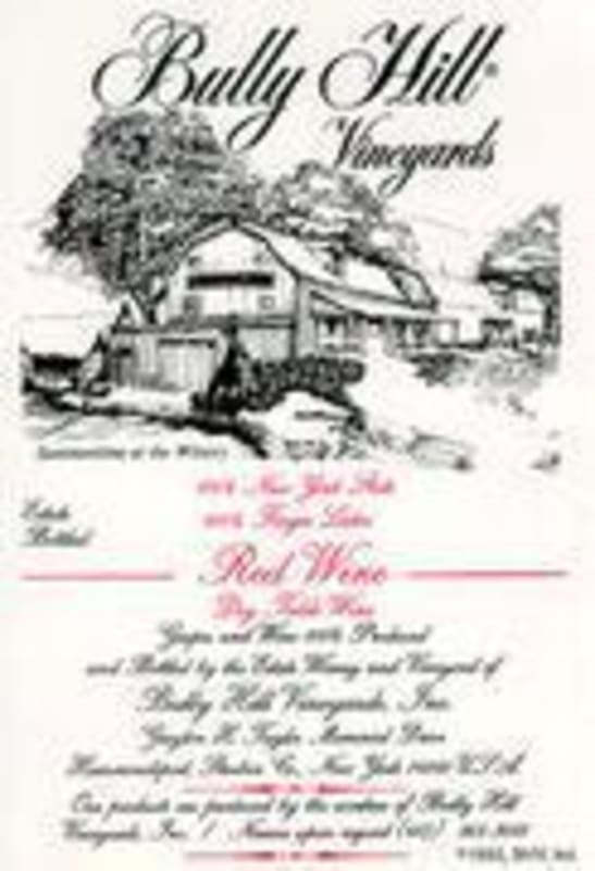 Bully Hill Estate Red Front Label