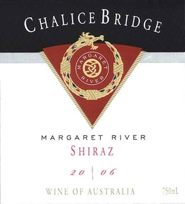 Chalice Bridge Estate Shiraz 2006 Front Label