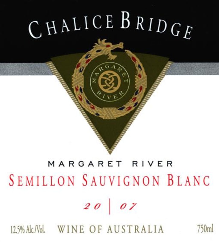 Chalice Bridge Estate Semillon Sauvignon Blanc 2007 Front Label