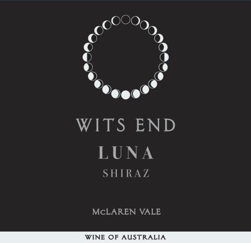 Chalk Hill Wines Wits End Luna Shiraz 2013 Front Label