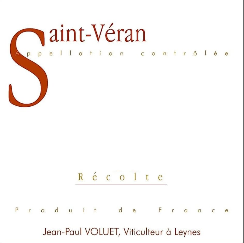 Maison Rijckaert Maconnais Saint-Veran 2013 Front Label