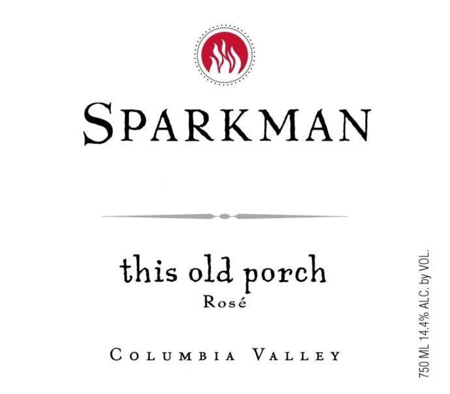 Sparkman This Old Porch Rose 2011 Front Label
