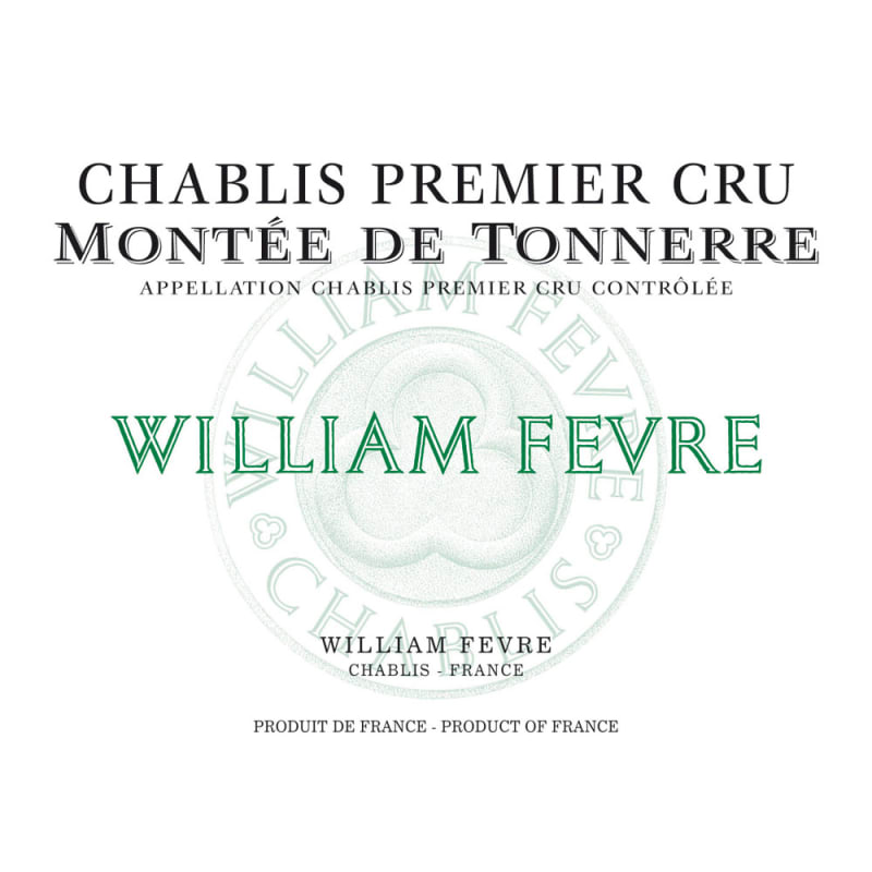 William Fevre Chablis Montee de Tonnerre Premier Cru (1.5 Liter Magnum) 2015 Front Label