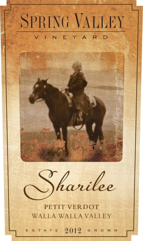 Spring Valley 'Sharilee' Petit Verdot 2012 Front Label