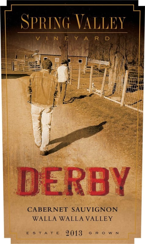 Spring Valley Derby Cabernet Sauvignon 2013 Front Label
