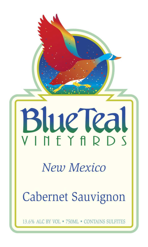 St. Clair Blue Teal Vineyards Cabernet Sauvignon 2006 Front Label
