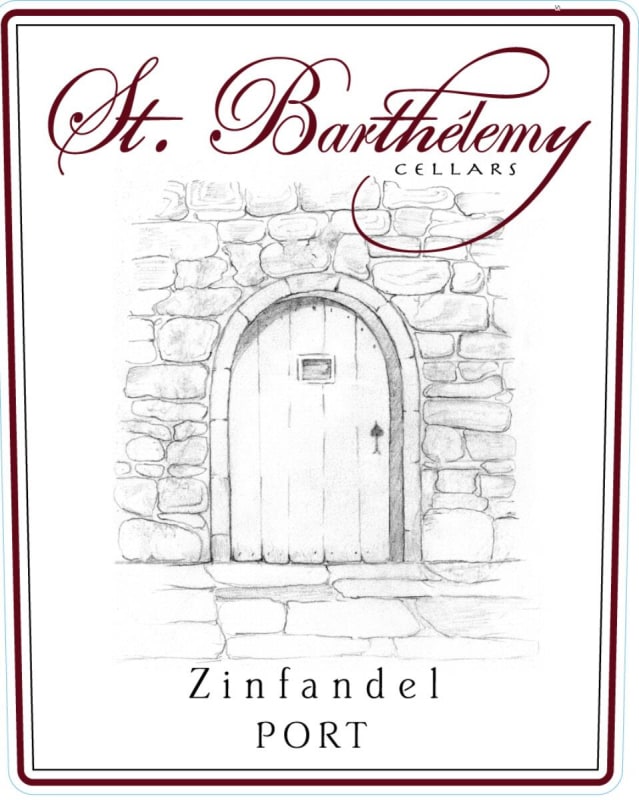 St. Barthelemy Cellars Zinfandel Port 2003 Front Label