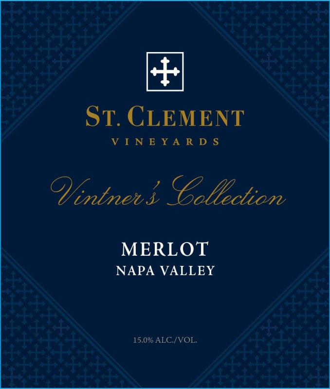 St. Clement St. Clement Vineyards Vintner's Collection Merlot 2013 Front Label
