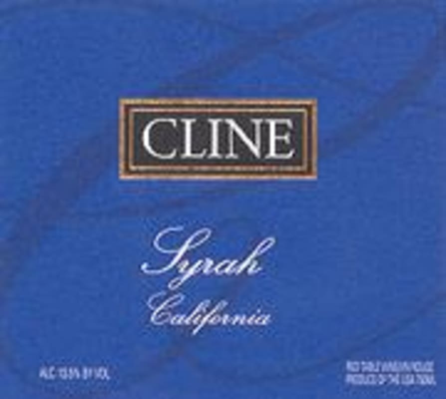 Cline Syrah 1999 Front Label