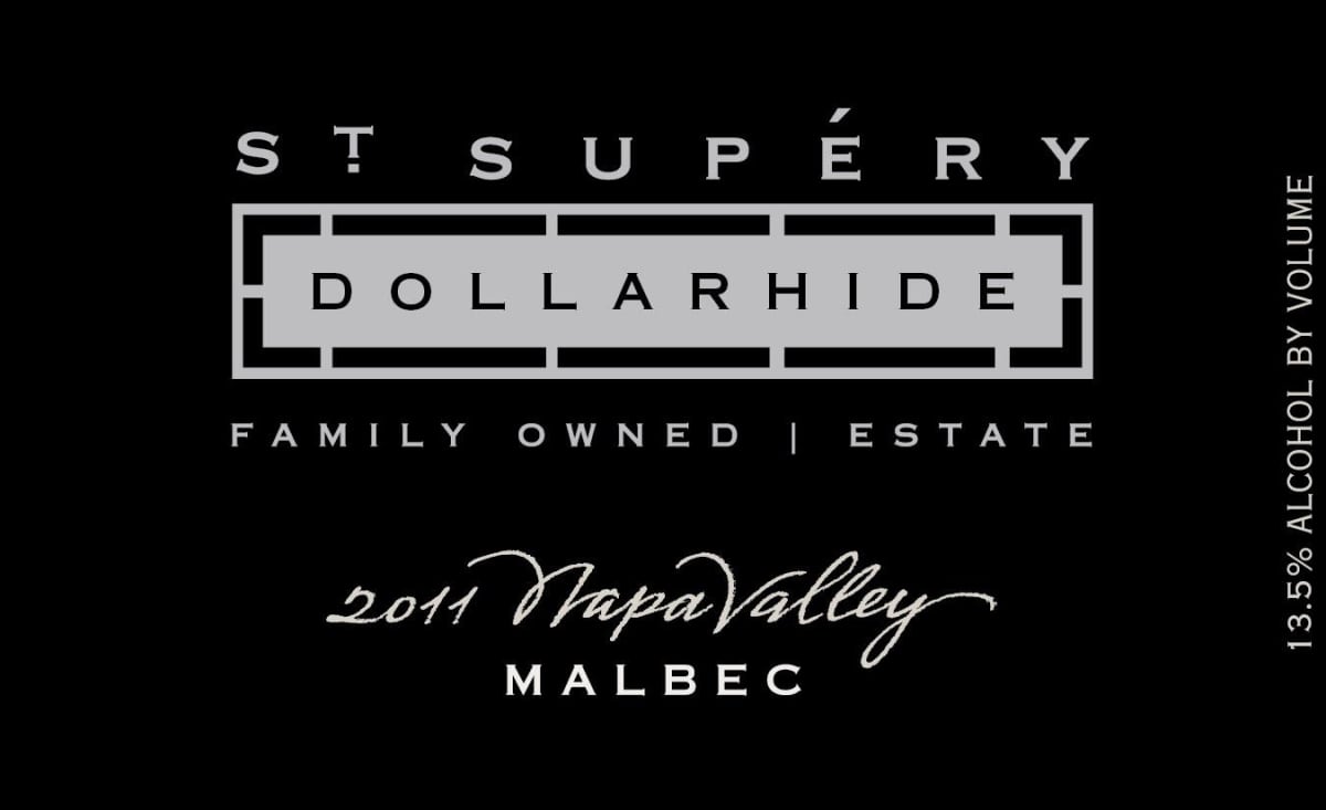 St. Supery Dollarhide Ranch Malbec 2011 Front Label