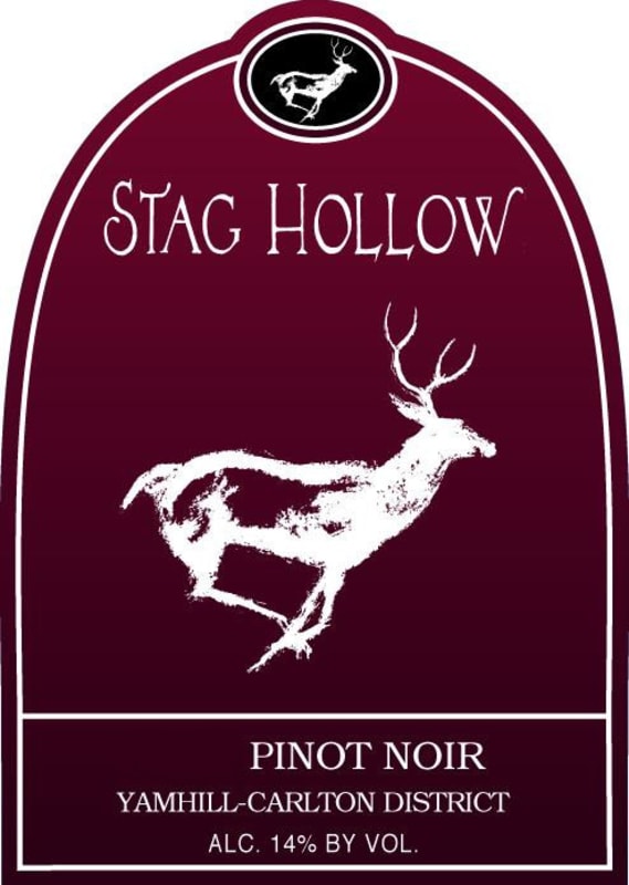Stag Hollow Pinot Noir 2008 Front Label